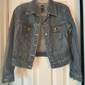 GAP Women's Vintage Y2K Classic Blue Jean Jacket